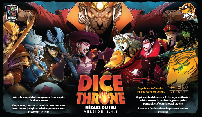 Dice Throne - Barbare vs. Elfe Lunaire